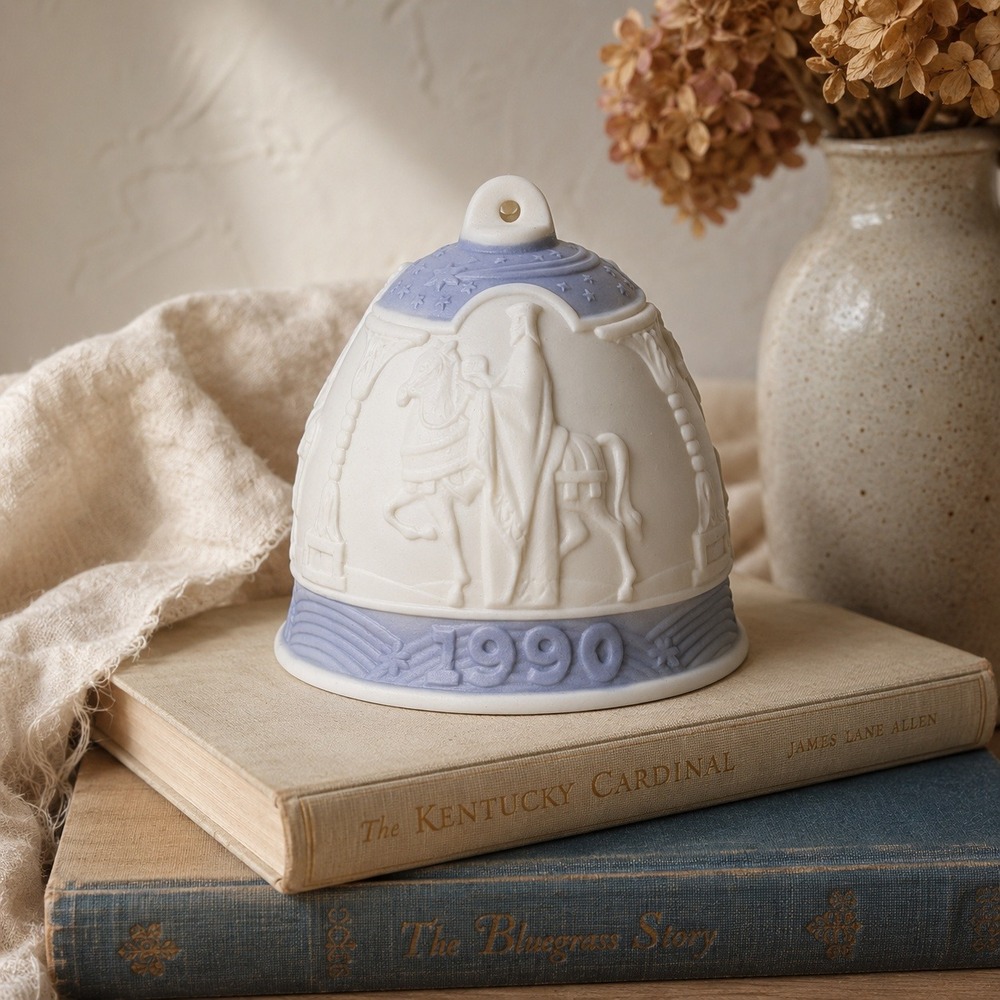 Lladro 1990 Christmas Bell Ornament Three Kings Wise Men #5641 Spain Porcelain